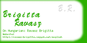 brigitta ravasz business card